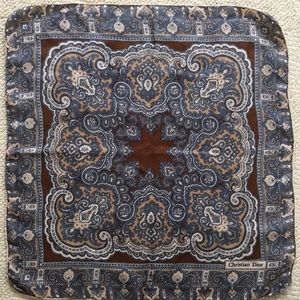 Christian Dior Silk Scarf 18.5 inches square